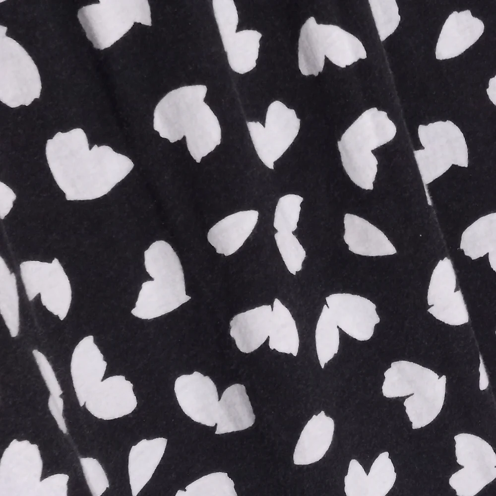 Heart Novelty Print MICHAEL Michael Kors knit top 3/4 Sleeve